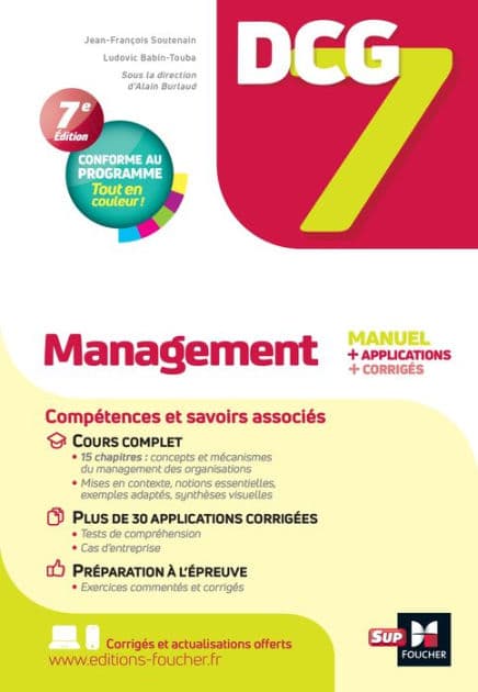 DCG 7 - Management - 7e édition - Manuel et applications by Ludovic Babin-Touba