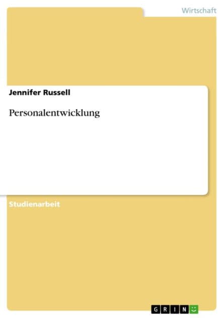 Personalentwicklung by Jennifer Russell