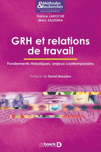 GRH et relations de travail by Patrice Laroche