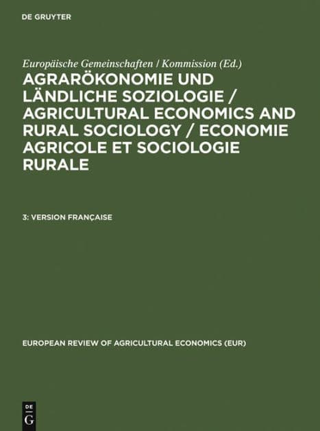Version Française by Europäische Gemeinschaften / Kommission