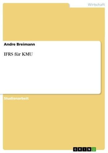 IFRS für KMU by Andre Breimann