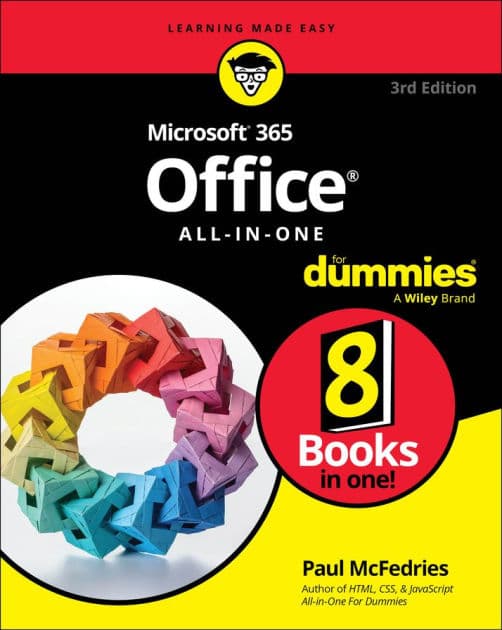 Microsoft 365 Office All-in-One For Dummies by Paul McFedries