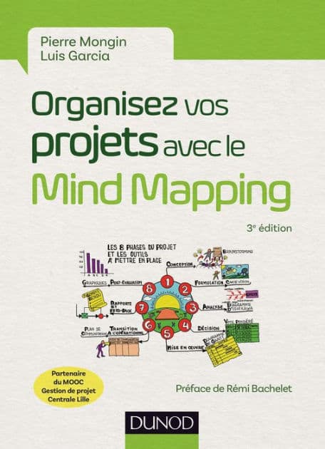 Organisez vos projets avec le Mind Mapping - 3e éd.: Les 8 phases du projet et les outils à mettre en place by Pierre Mongin