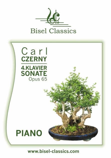 4. Klaviersonate, Opus 65: Piano Solo by Carl Czerny