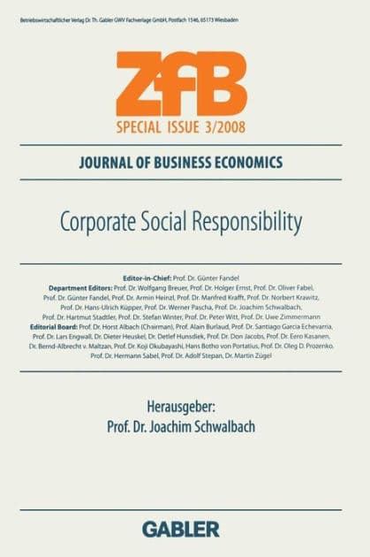 Corporate Social Responsibility by Joachim Schwalbach