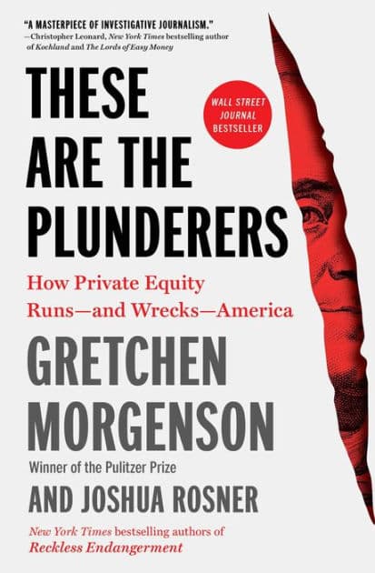 These Are the Plunderers: How Private Equity Runs-and Wrecks-America by Gretchen Morgenson