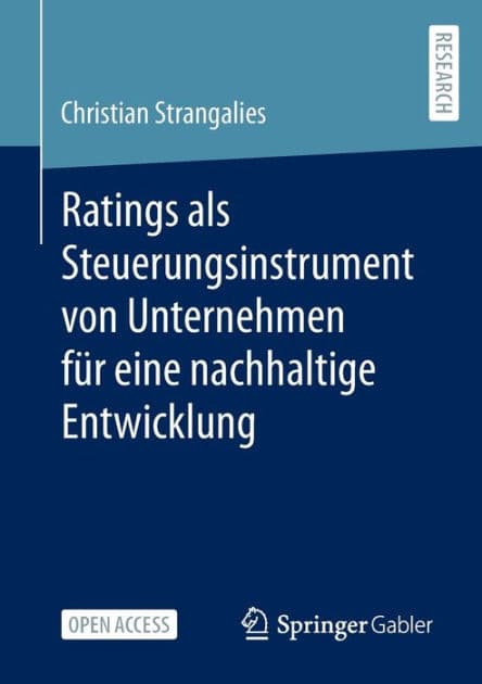 Ratings als Steuerungsinstrument von Unternehmen für eine nachhaltige Entwicklung by Christian Strangalies