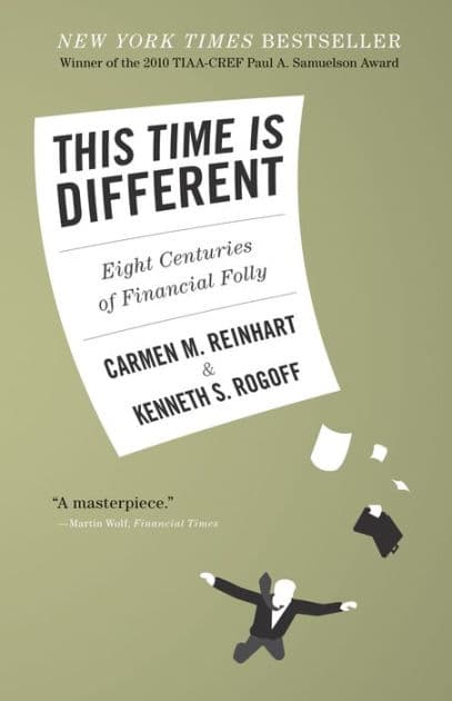 This Time is Different: Eight Centuries of Financial Folly by Carmen M. Reinhart