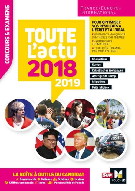 Toute l'actu 2018 - Concours & examens - Sujets et chiffres clefs de l'actualité 2019 by Pierre Savary