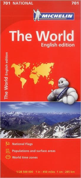 Michelin World Map 701 by Michelin