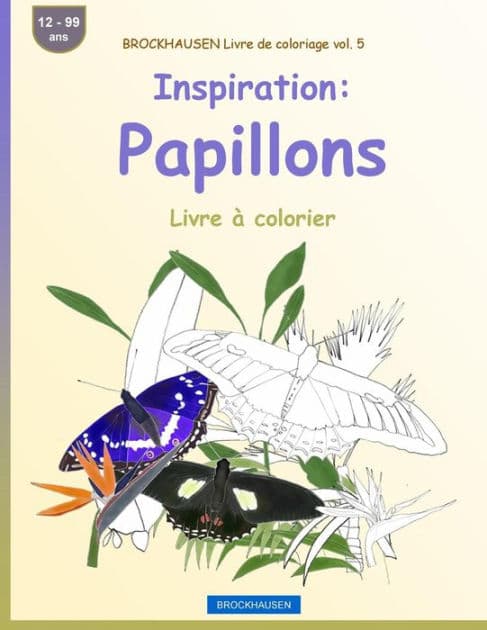 BROCKHAUSEN Livre de coloriage vol. 5 - Inspiration: Papillons: Livre à colorier by Dortje Golldack