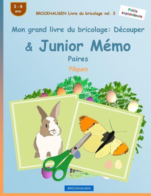 BROCKHAUSEN Livre du bricolage vol. 3 - Mon grand livre du bricolage: Découper & Junior Mémo Paires: Pâques by Dortje Golldack