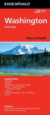 Washington Easy to Read by Rand McNally