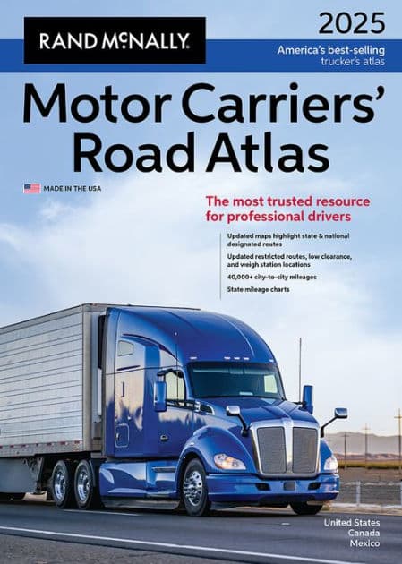 2025 Motor Carrier Road Atlas by Rand McNally