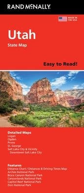 Utah Easy to Read by Rand McNally