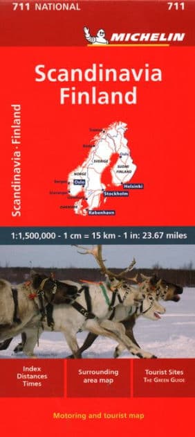 Michelin Scandinavia Finland Map 711 by Michelin