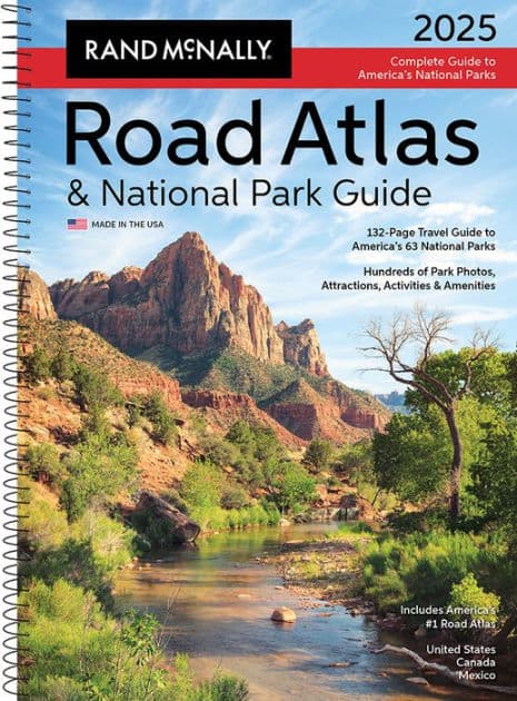 2025 National Parks Road Atlas & Guide by Rand McNally