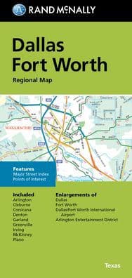 Dallas/Ft Worth Regional Map by Rand McNally