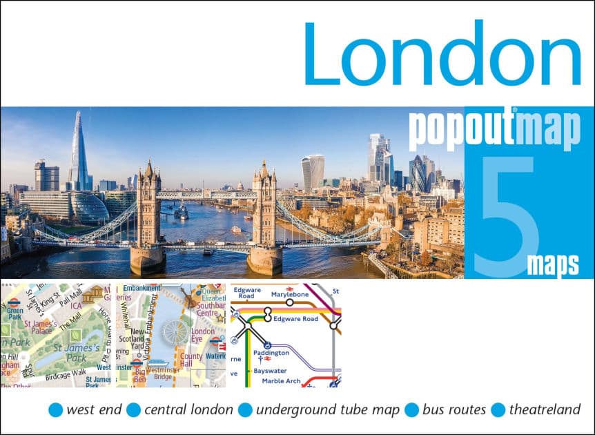 London PopOut Map by PopOut Maps
