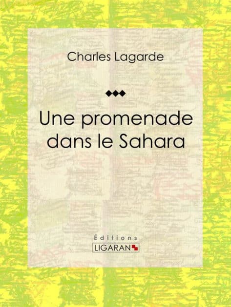 Une promenade dans le Sahara by Charles Lagarde