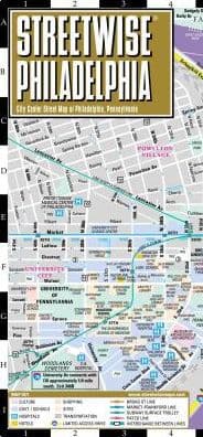 Streetwise Philadelphia Map - Laminated City Center Street Map of Philadelphia, Pennsylvania by Michelin
