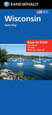 Wisconsin Easy to Fold by Rand McNally