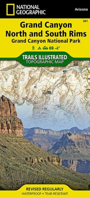 Grand Canyon, North and South Rims [Grand Canyon National Park] by National Geographic Maps