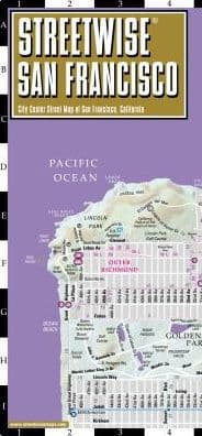Streetwise San Francisco Map - Laminated City Center Street Map of San Francisco, California by Michelin