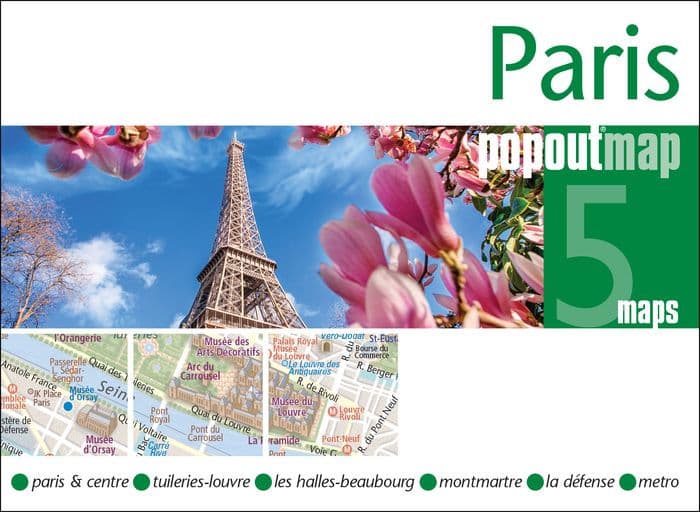 Paris PopOut Map by Popout Map