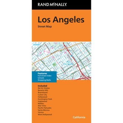 Los Angeles CA Street Map by Rand McNally