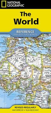 National Geographic World Map (Folded with Flags and Facts) by National Geographic Maps - Reference
