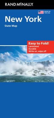 New York Easy to Fold State Map by Rand McNally
