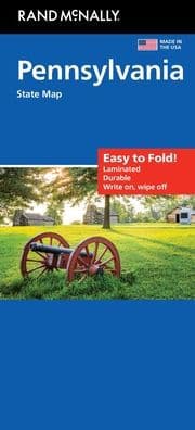 Pennsylvania Easy to Fold by Rand McNally