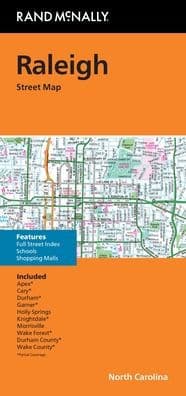 Raleigh NC Street by Rand McNally