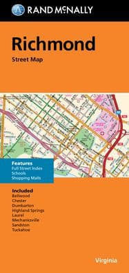 Richmond VA Street Map by Rand McNally