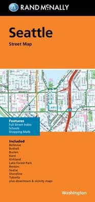 SEATTLE STREET MAP by Rand McNally