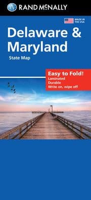 Delaware/Maryland Easy to Fold by Rand McNally