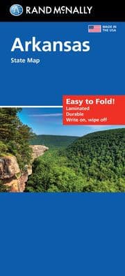 ARKANSAS EASY TO FOLD by Rand McNally