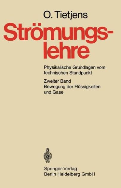 Bewegung der Flï¿½ssigkeiten und Gase by O. Tietjens