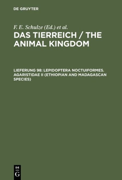 Lepidoptera Noctuiformes. Agaristidae II (Ethiopian and Madagascan species) by S. G. Kiriakoff