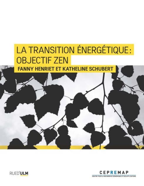 La transition énergétique - Objectif zen by Katheline Schubert