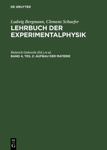Aufbau der Materie by Heinrich Gobrecht