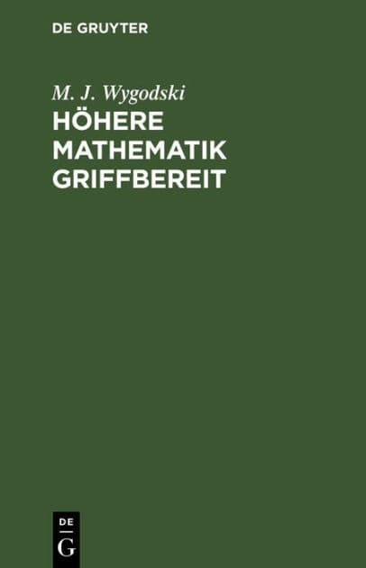 Höhere Mathematik griffbereit by De Gruyter