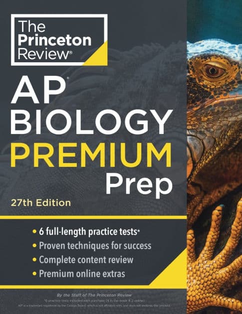 Princeton Review AP Biology Premium Prep, 27th Edition: 6 Practice Tests + Digital Practice Online + Content Review by The Princeton Review