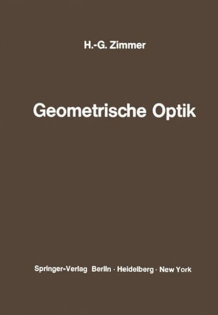 Geometrische Optik by Hans-Georg Zimmer