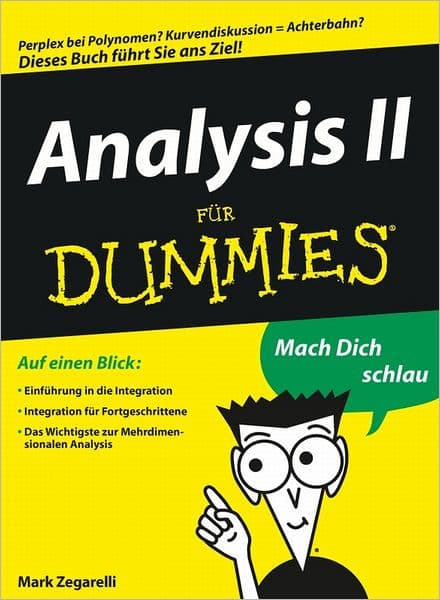 Analysis II für Dummies by Mark Zegarelli