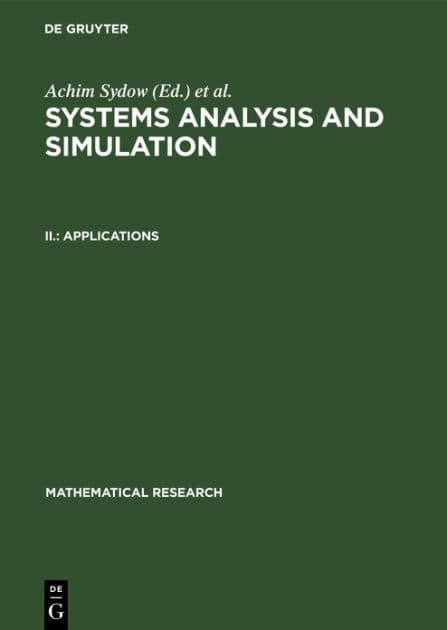 Applications: Proceedings of the International Symposium held in Berlin (GDR), August 26-31, 1985 by Achim Sydow