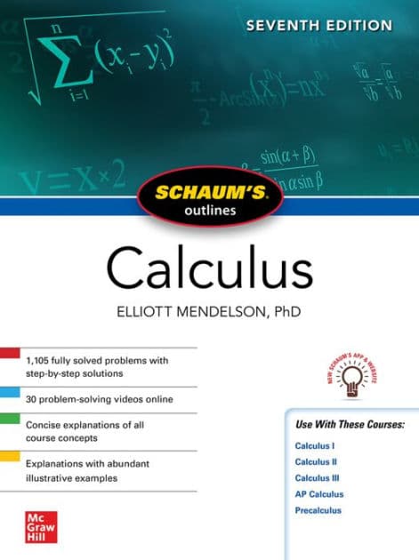 Schaum's Outline of Calculus, Seventh Edition by Elliott Mendelson