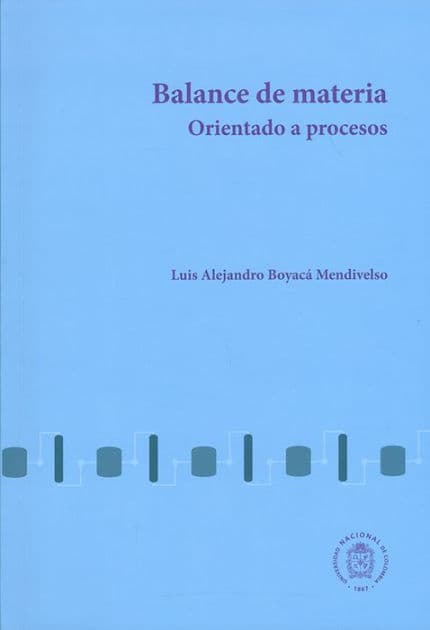 Balance de materia orientado a procesos by Luís Alejandro Boyacá Mendivelso
