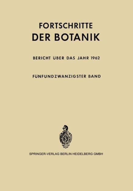 Bericht ï¿½ber das Jahr 1962 by Erwin Bïnning